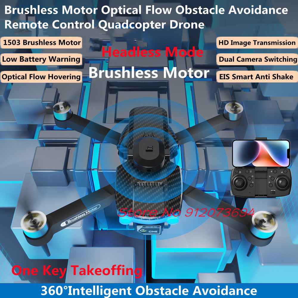 Brushless Obstacle Avoidance R - Drone Rc S1S บทวิจารณ์และราคา