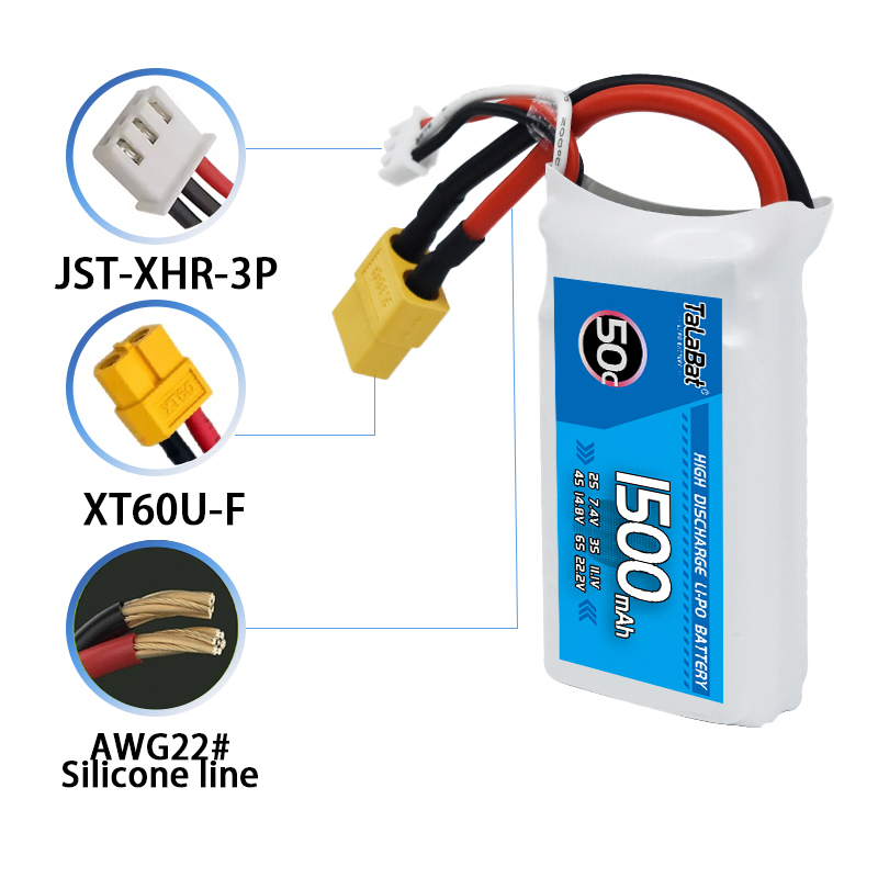 3Pcs TalaBat 50C 1500mAh 7.4V  - Drone Zll Rc บทวิจารณ์และราคา