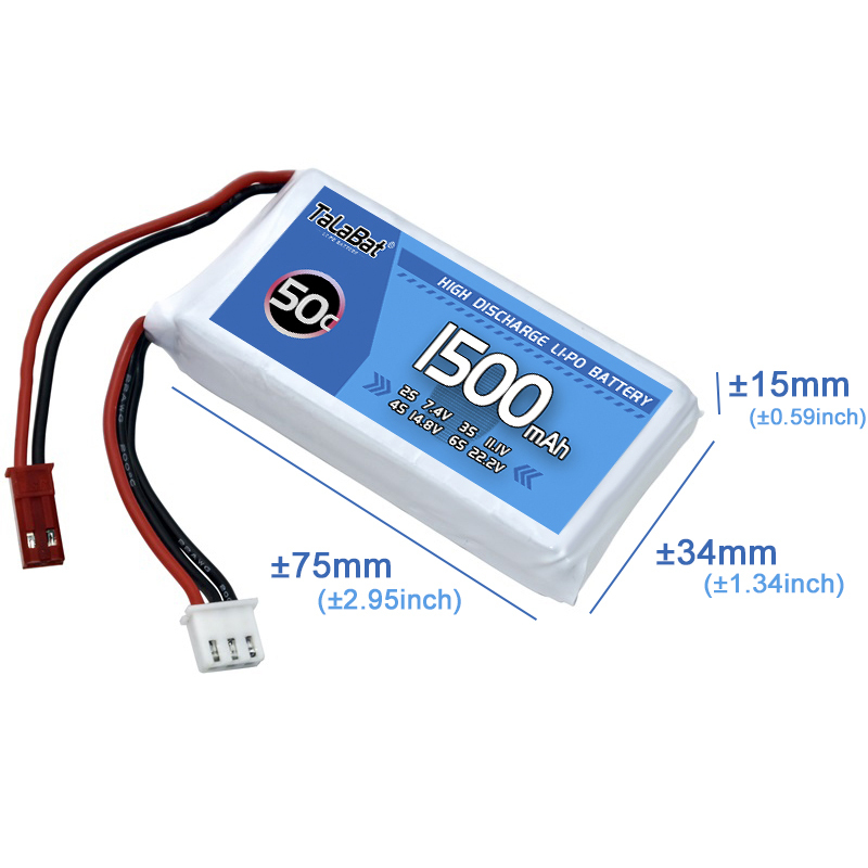 3Pcs TalaBat 50C 1500mAh 7.4V  - Drone Zll Rc บทวิจารณ์และราคา