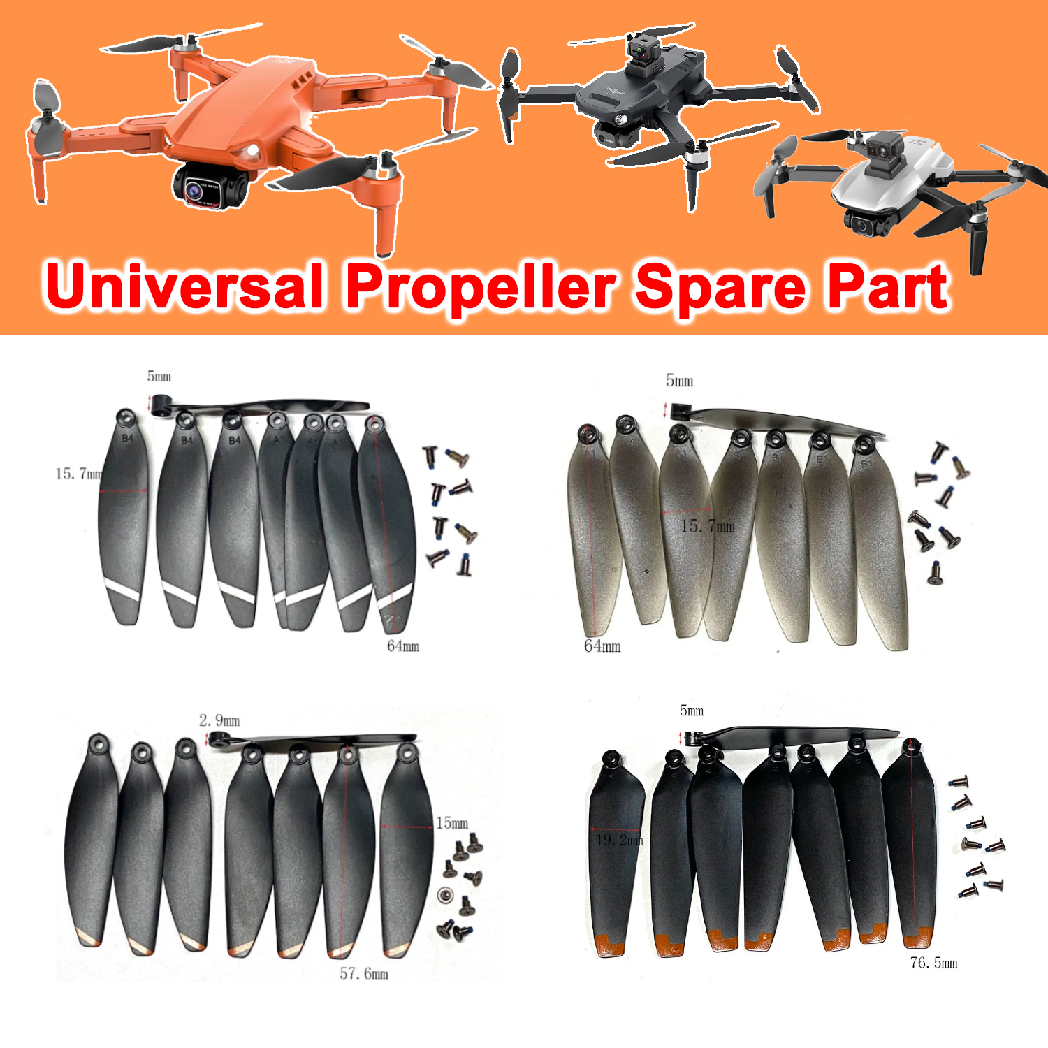 RC Drone Universal Propeller P - Drone Rc S1S บทวิจารณ์และราคา