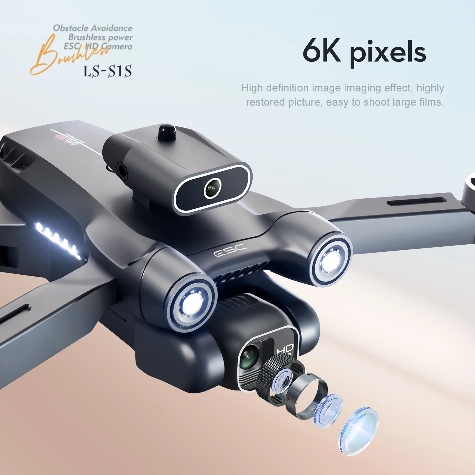 S1S Profesional Drone 4K HD Ca - Drone Rc S1S บทวิจารณ์และราคา