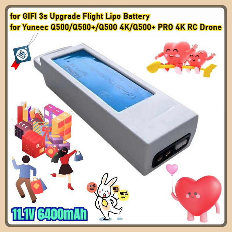 11.1V 6400mAh for GIFI 3s Upgr - Drone Zll Rc บทวิจารณ์และราคา