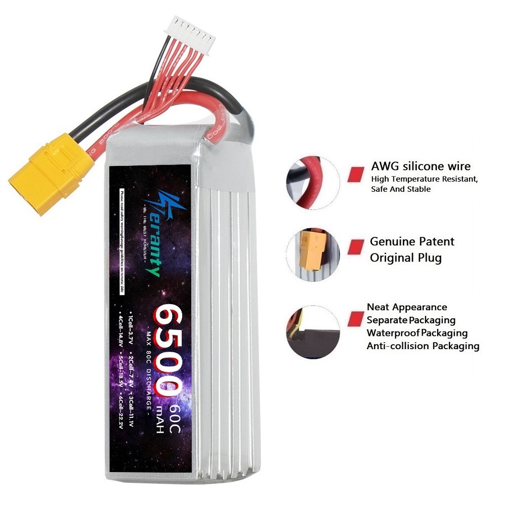 TERANTY 6S 22.2V Lipo Battery  - Drone Rc Truck บทวิจารณ์และราคา