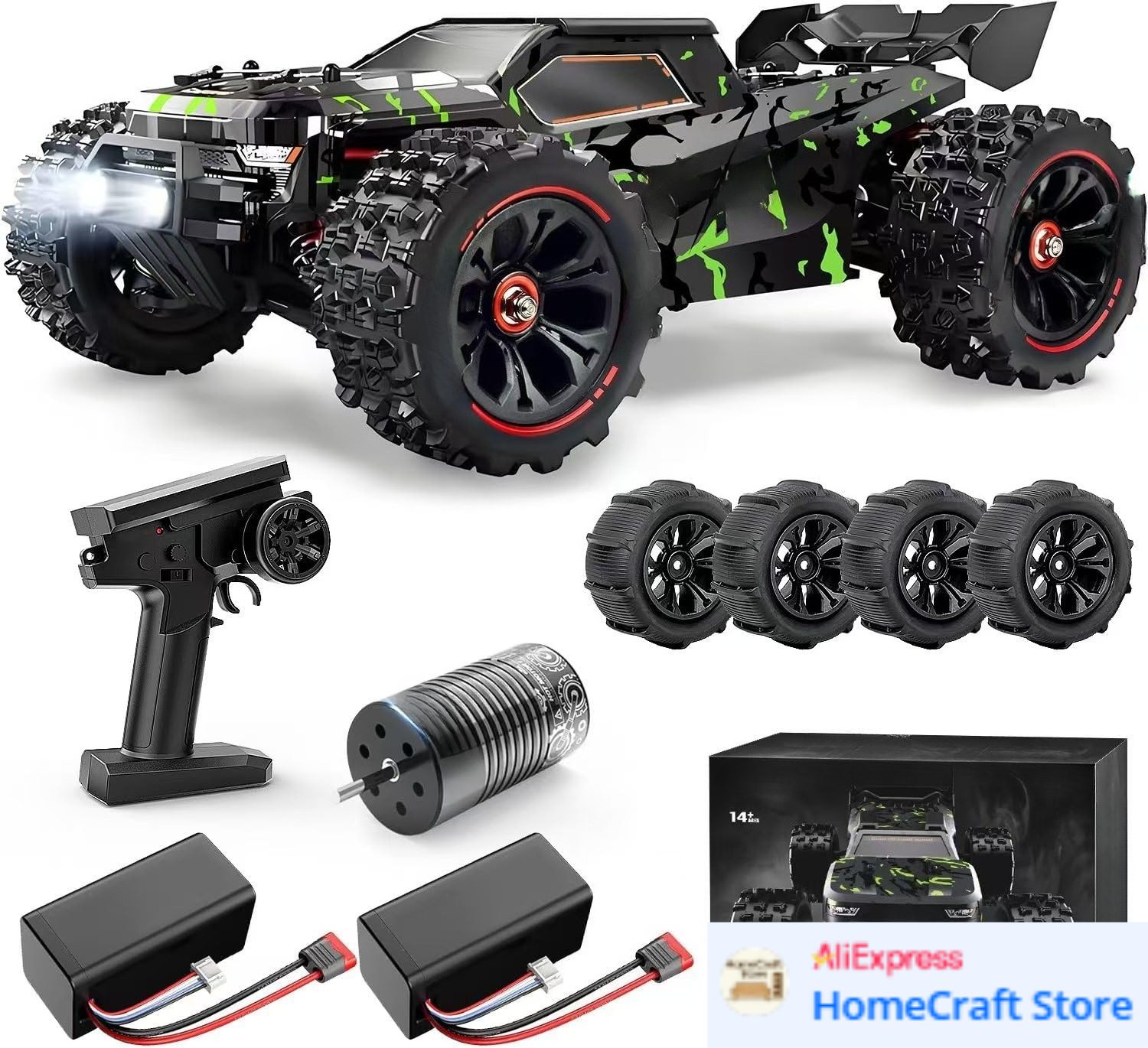 1/14 Brushless RC Cars for Adu - Drone Carrera Rc บทวิจารณ์และราคา