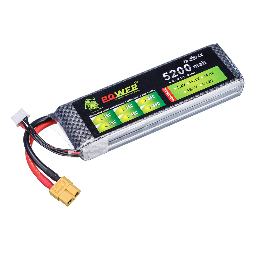 3S 5200mah 11.1V  60C Lipo Bat - Drone Zll Rc บทวิจารณ์และราคา
