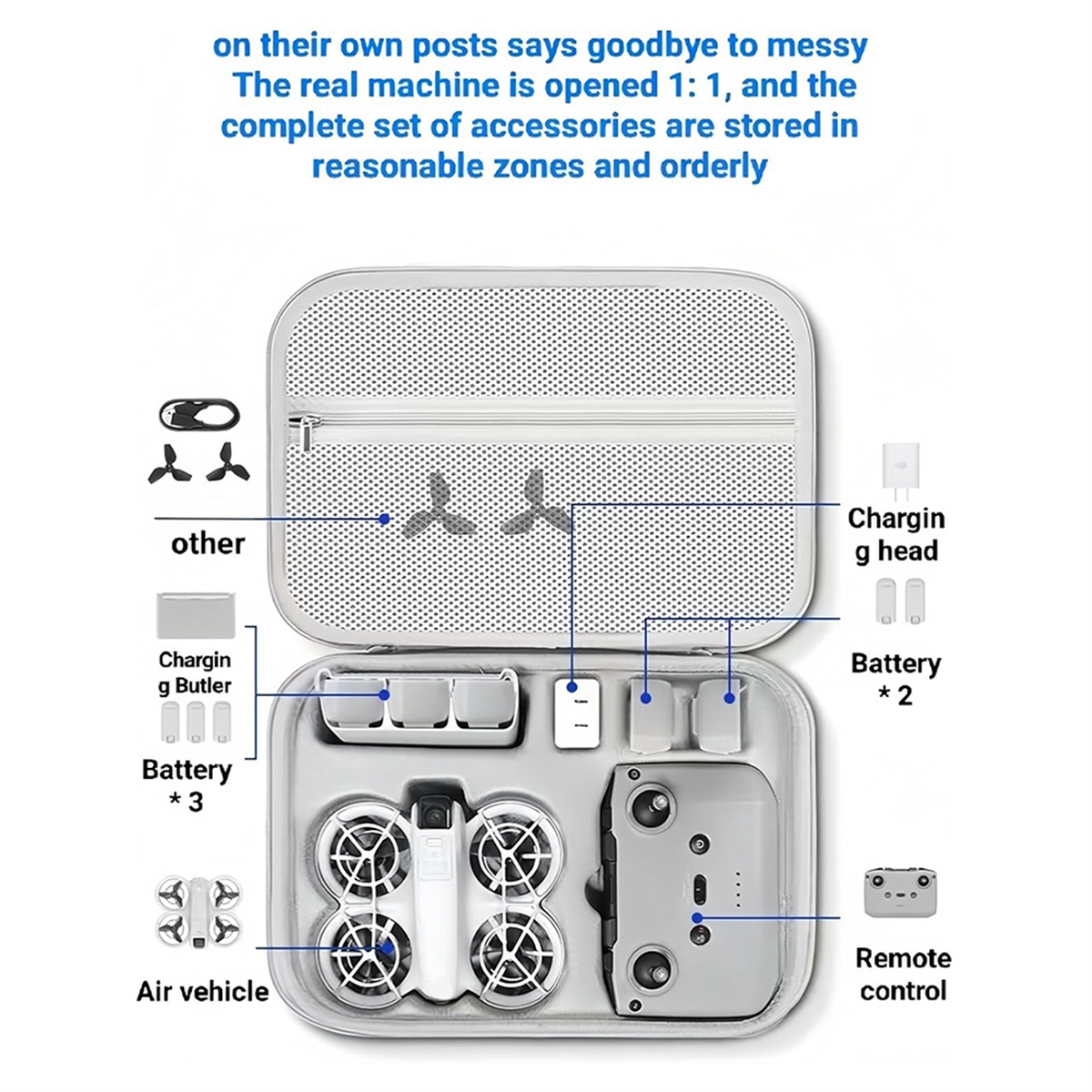EYEL Pro Carrying Case for DJI - Drone Dji Rc N2 บทวิจารณ์และราคา